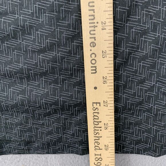 Awearness Kenneth Cole Polo Shirt Mens 2XL Gray Slim Fit Long Sleeve Geometric - Picture 9 of 16